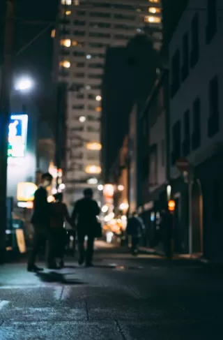 帰路につく