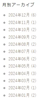2024年記事数